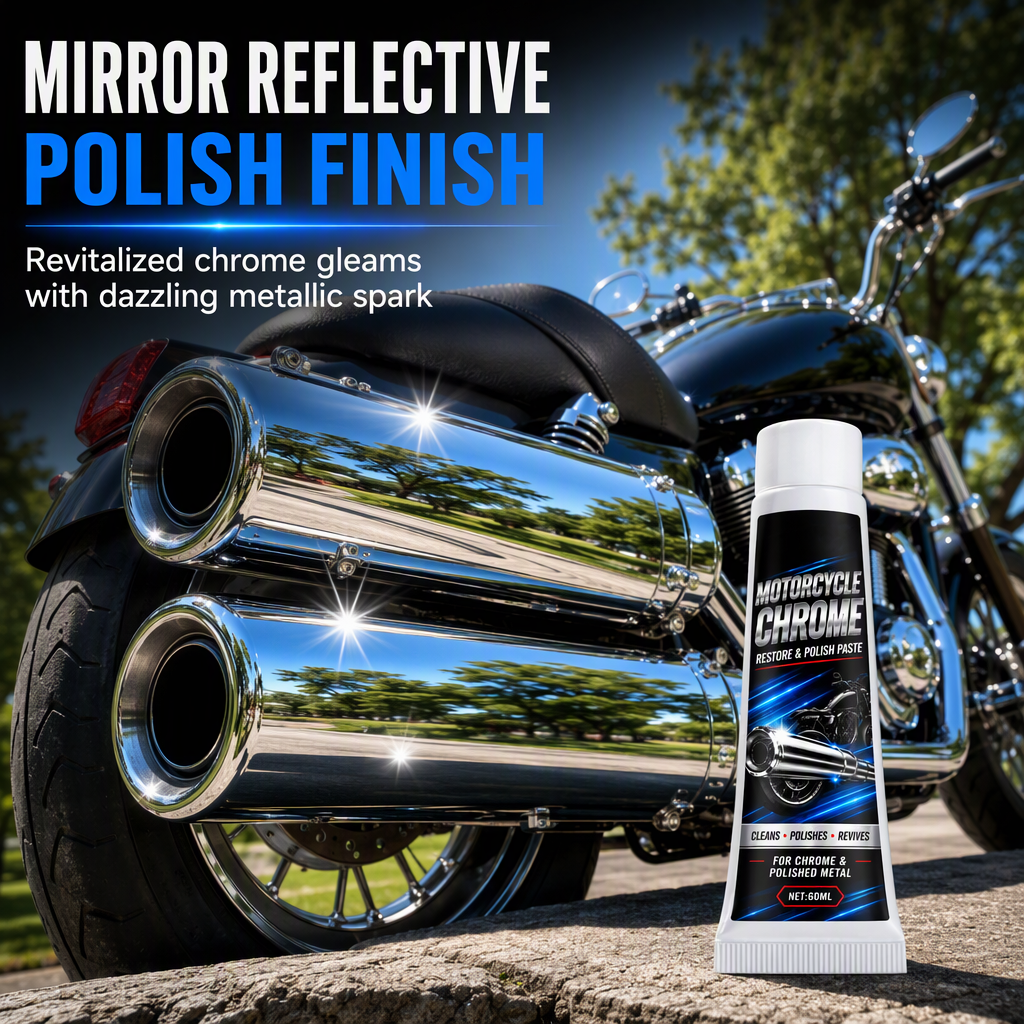 🥳2026 HOT SALE🥳💞50K+ SOLD! 🏍️✨ 50% OFF! Metal Polishing Paste – restores mirror chrome shine, dissolves rust & oxidation. Long-lasting protective barrier for exhausts, rims & more! 🛡️💪