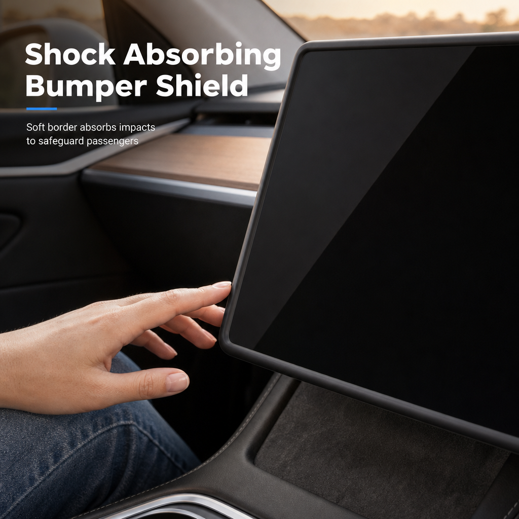 🚗 Silicone Center Display Edge Protector