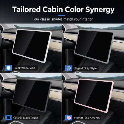 🚗 Silicone Center Display Edge Protector