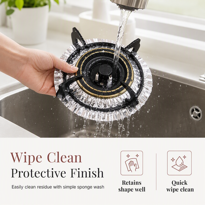 🍳 LIMITED‑TIME 50% OFF! 🔥 10‑Pack Heavy‑Duty Foil Gas Stove Burner Liners – Deep Well Spill Capture & Cooktop Protection 🛡️