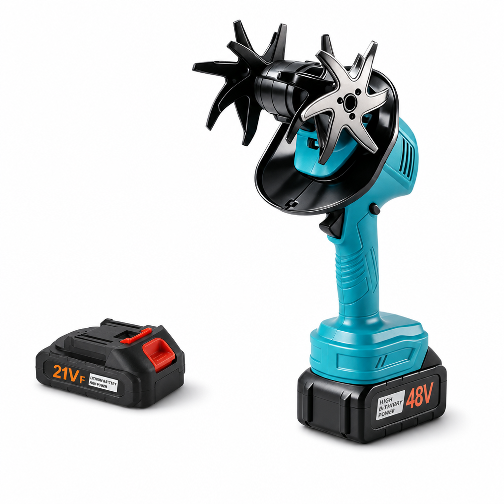 🌱 LIMITED-TIME 50% OFF! ⚙️ Cordless Handheld Mini Tiller – Lightweight, Powerful, Portable ✨
