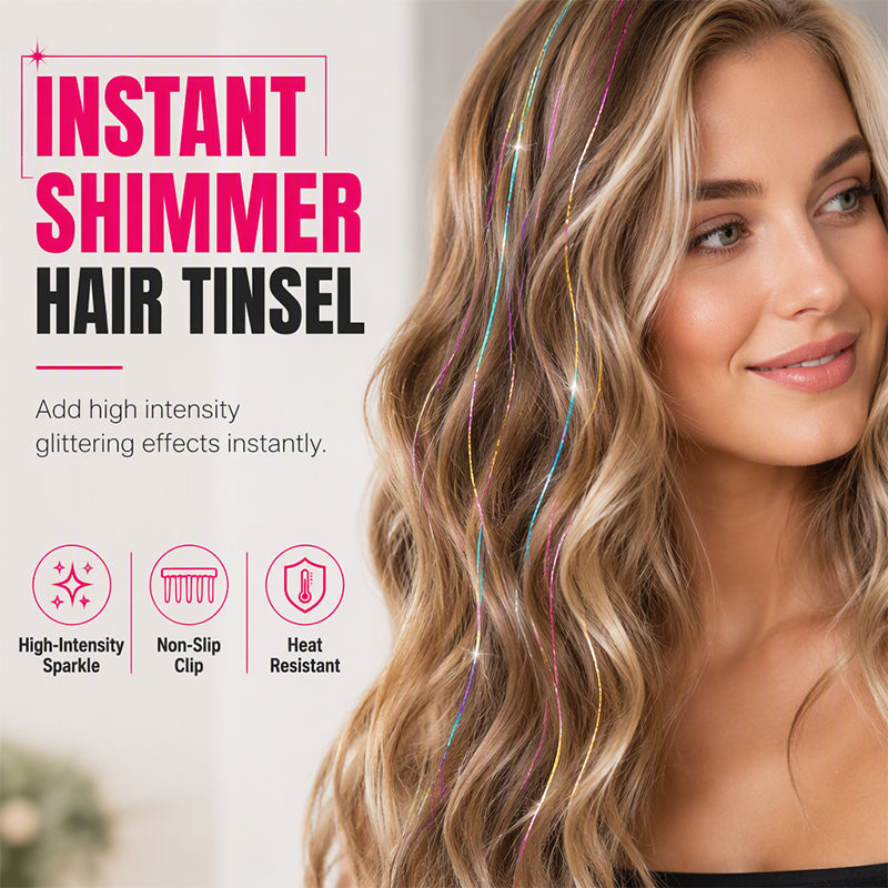 Sparkle Clip-In Hair Tinsel