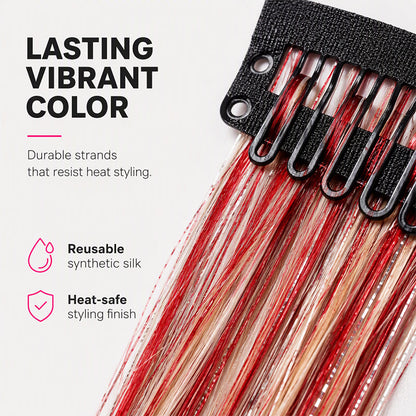 Sparkle Clip-In Hair Tinsel