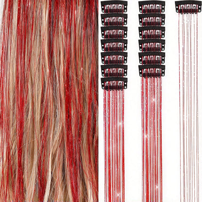Sparkle Clip-In Hair Tinsel