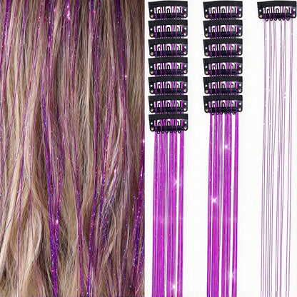 Sparkle Clip-In Hair Tinsel