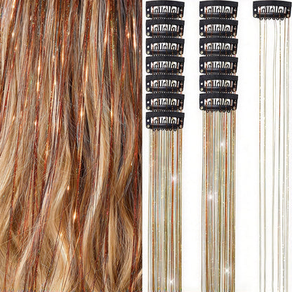 Sparkle Clip-In Hair Tinsel