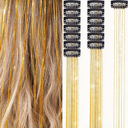 Sparkle Clip-In Hair Tinsel