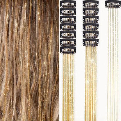Sparkle Clip-In Hair Tinsel