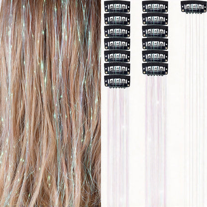 Sparkle Clip-In Hair Tinsel