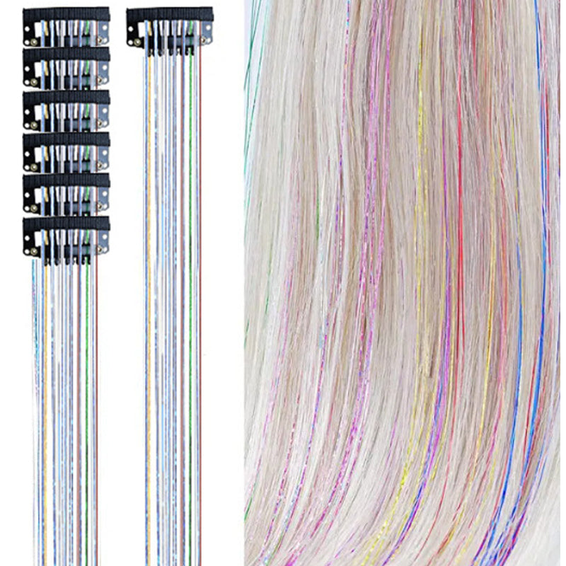 Sparkle Clip-In Hair Tinsel