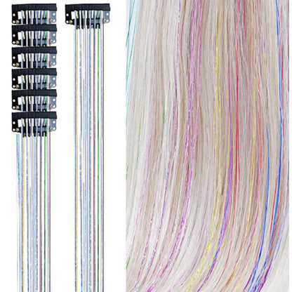 Sparkle Clip-In Hair Tinsel