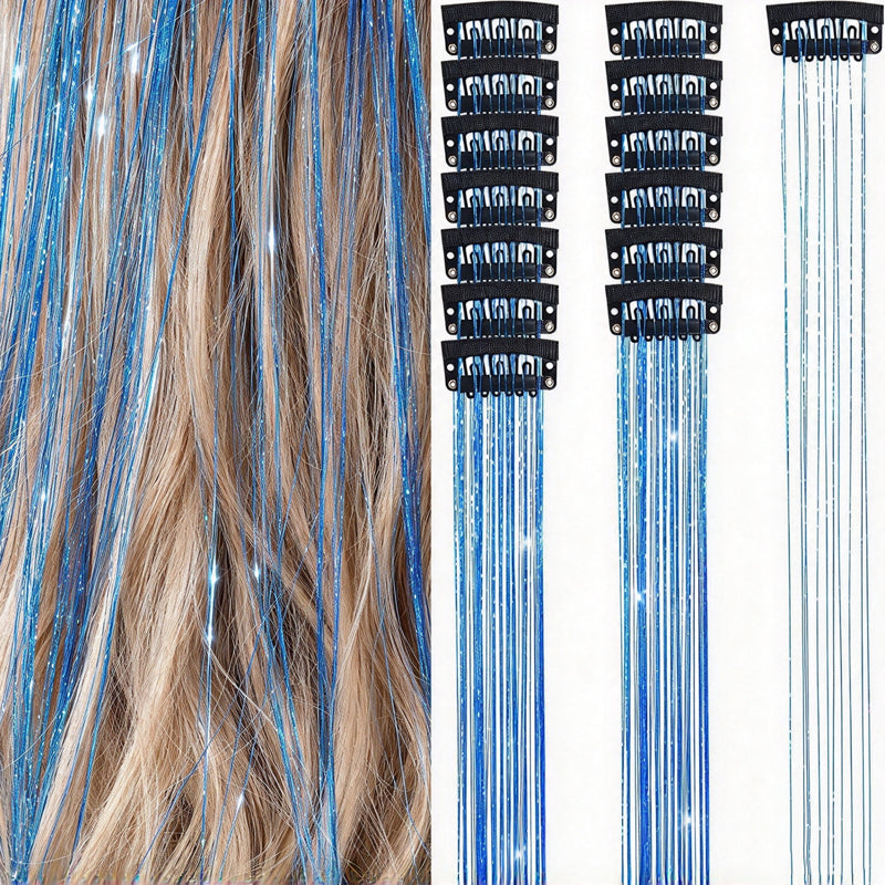 Sparkle Clip-In Hair Tinsel