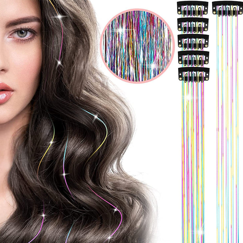 Sparkle Clip-In Hair Tinsel
