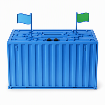 ⏳Limited-time 50% off💥Digital Coin Savings Jar Shipping Container Shaped Piggy Bank with Automatic Coin Counting for USD EUR GBP Coins Battery Operated Money Bank