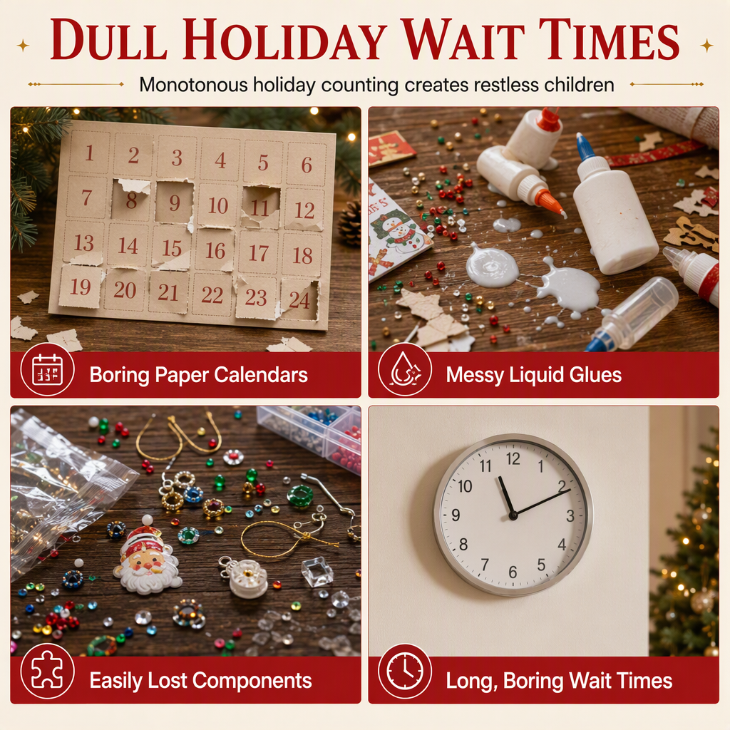 🎄 Christmas Sale – 50% OFF! ✨ 24-Day Christmas Countdown Ornament DIY Kit 🎁