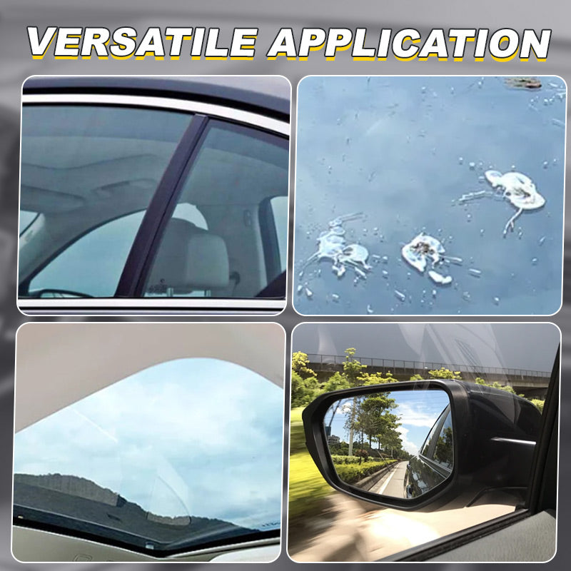 🚗 Car Glass Oil Film Cleaning Brush: Soft Sponge, Mild Formula, Non-Slip Grip, 120ml