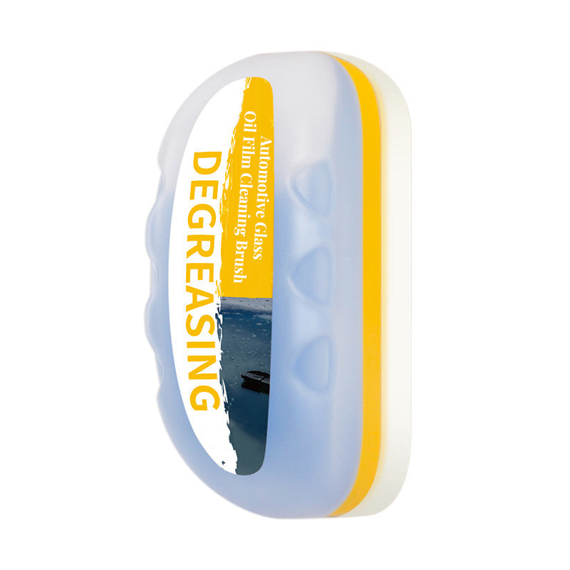 🚗 Car Glass Oil Film Cleaning Brush: Soft Sponge, Mild Formula, Non-Slip Grip, 120ml