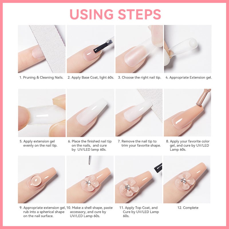 Solid Nail Extension Builder Gel – Sculpt & Shape, 15 ml