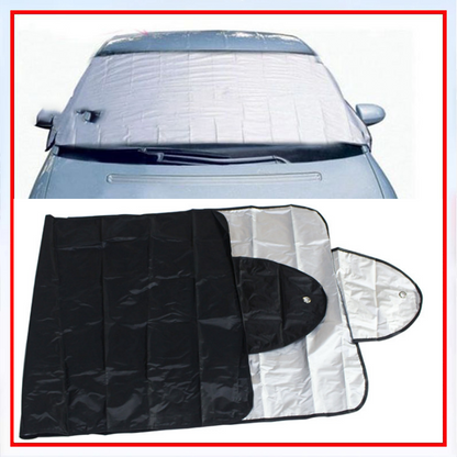 📢❄️Winter Sale! JUST ￡7.99!! ⛄️All Seasons Sunshade Ice Cover – Protect Your Windscreen from Sun, Frost & Snow, Easy to Fit & Store 🚗✨