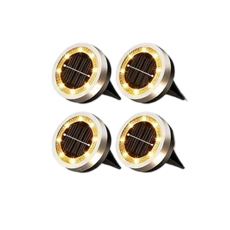 💥 Outdoor Garden Solar Ground Lights – 4 Pack ☀️🌿✨