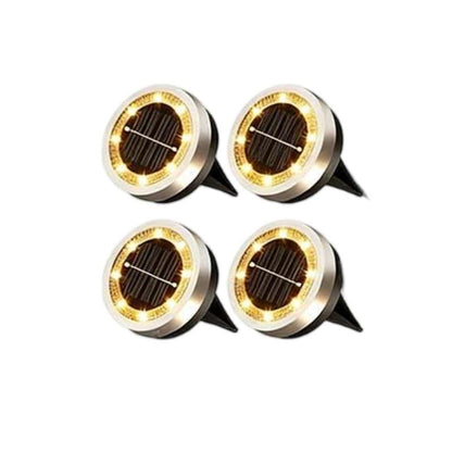 💥 Outdoor Garden Solar Ground Lights – 4 Pack ☀️🌿✨
