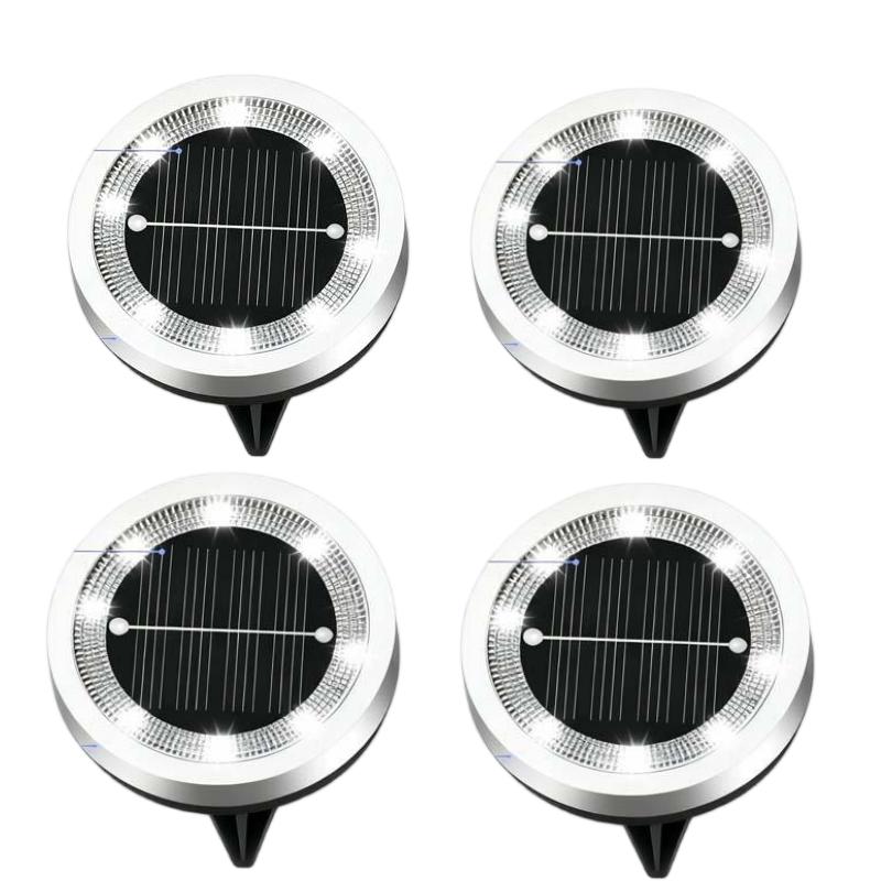 💥 Outdoor Garden Solar Ground Lights – 4 Pack ☀️🌿✨