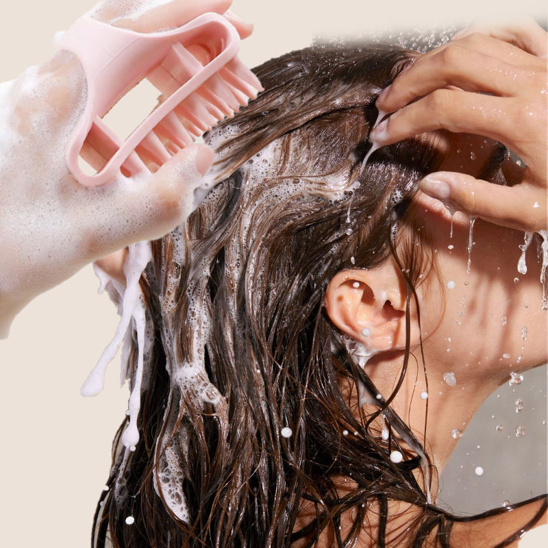 🥳2026 HOT SALE🥳💞50K+ SOLD! 💆✨ 50% OFF! Silicone Scalp Massager – soft bristles, no hair pulling, wet & dry, waterproof. Relax & boost circulation! 🛡️💚