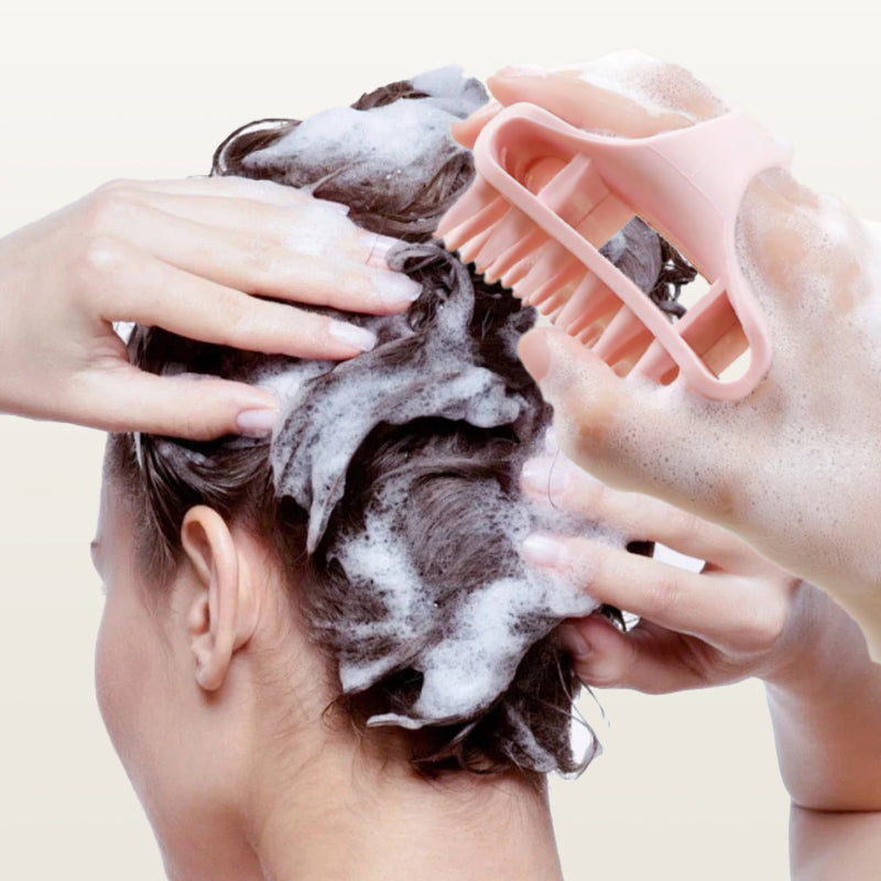 🥳2026 HOT SALE🥳💞50K+ SOLD! 💆✨ 50% OFF! Silicone Scalp Massager – soft bristles, no hair pulling, wet & dry, waterproof. Relax & boost circulation! 🛡️💚