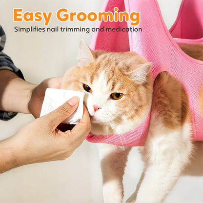 🔥Groom Pets Stress-Free Instantly💥Breathable Nail Trimming Hammock