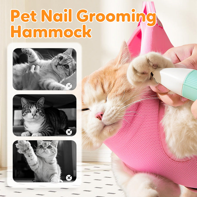 🔥Groom Pets Stress-Free Instantly💥Breathable Nail Trimming Hammock