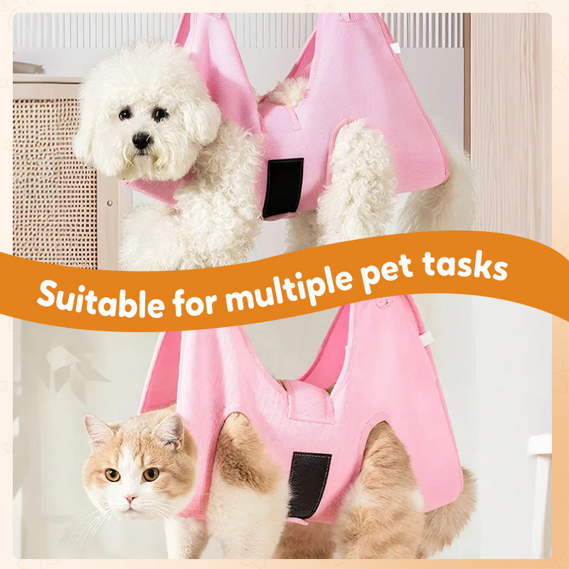 🔥Groom Pets Stress-Free Instantly💥Breathable Nail Trimming Hammock