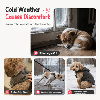 ⏳ 50% OFF! Warm Pet Sweater with Leash Ring – “Love Dad & Mum” Design for Cosy Winter Walks ❄️
