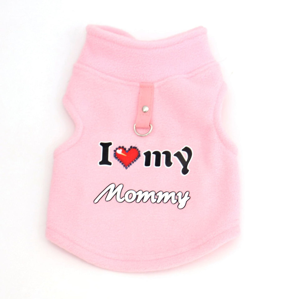 ⏳ 50% OFF! Warm Pet Sweater with Leash Ring – “Love Dad & Mum” Design for Cosy Winter Walks ❄️