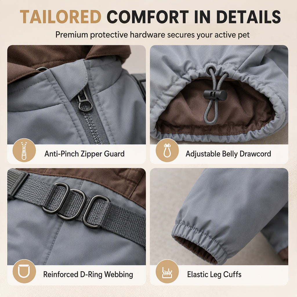 ⏳Limited-time 50% off💥Warm Padded Dog Winter Coat Waterproof Windproof Outdoor Pet for Autumn and Winter