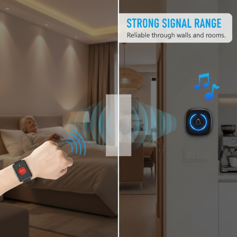 📢📢50% OFF !! ⏰Wireless Caregiver Pager Smart Call System