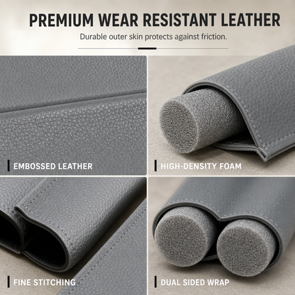 DIY Wear Resistant Leather Under Door Draft Stopper Windproof and Insect Proof Bedroom Door Bottom Seal Strip