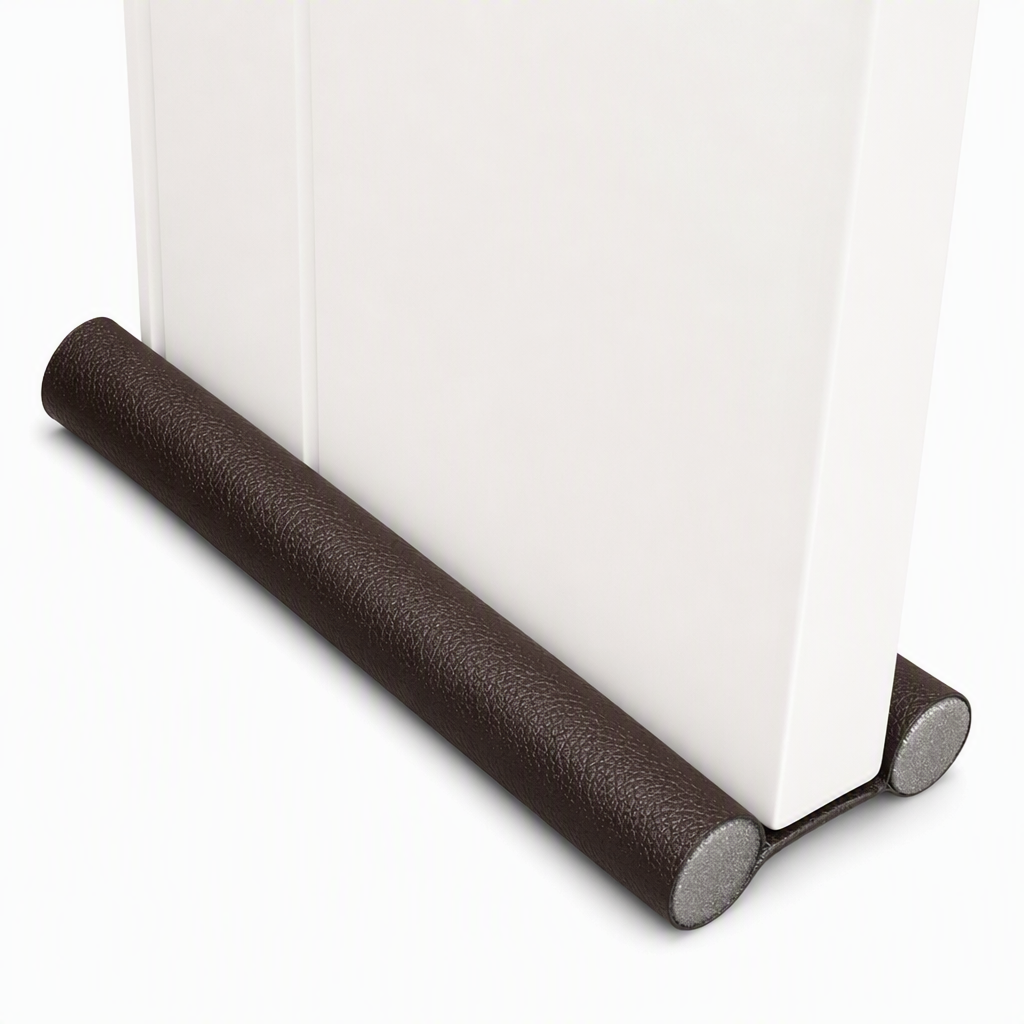DIY Wear Resistant Leather Under Door Draft Stopper Windproof and Insect Proof Bedroom Door Bottom Seal Strip