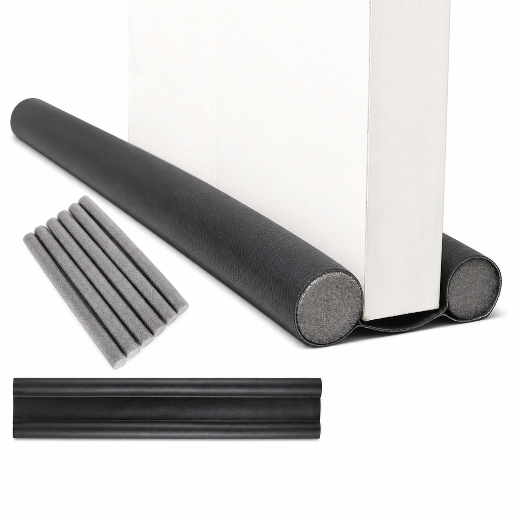 DIY Wear Resistant Leather Under Door Draft Stopper Windproof and Insect Proof Bedroom Door Bottom Seal Strip