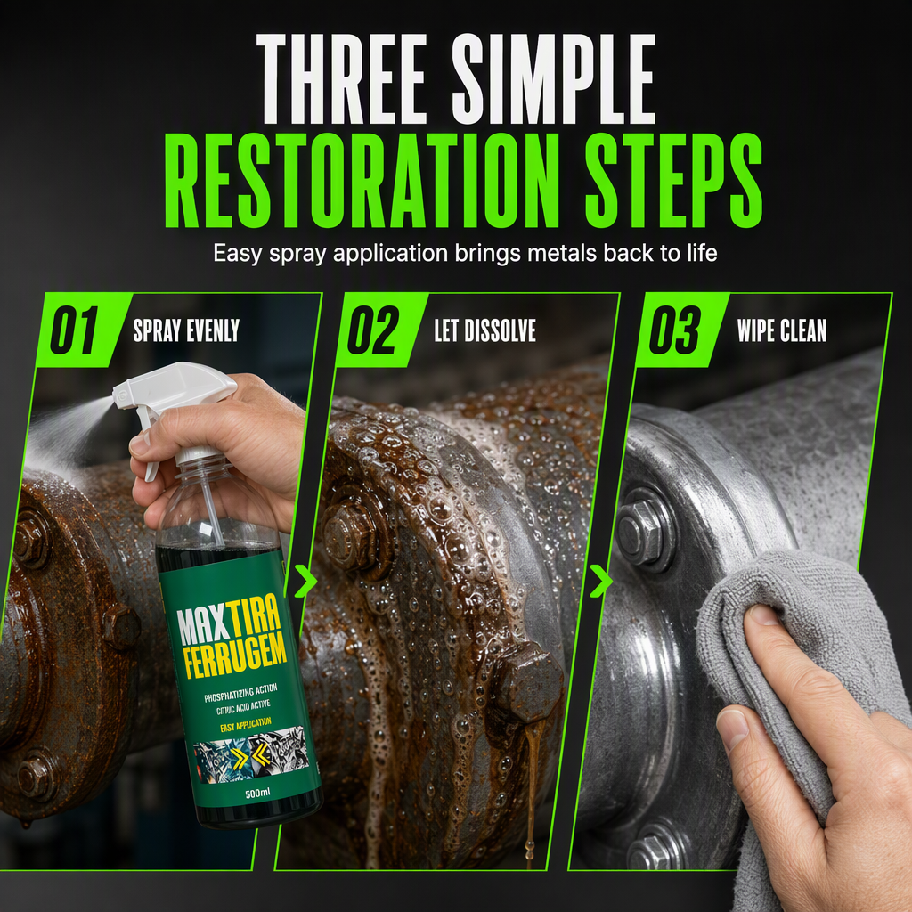 ⏳Time-Limited Special⏰3-in-1 Rust Remover & Phosphating Agent — Degrease, Remove & Prevent 💨