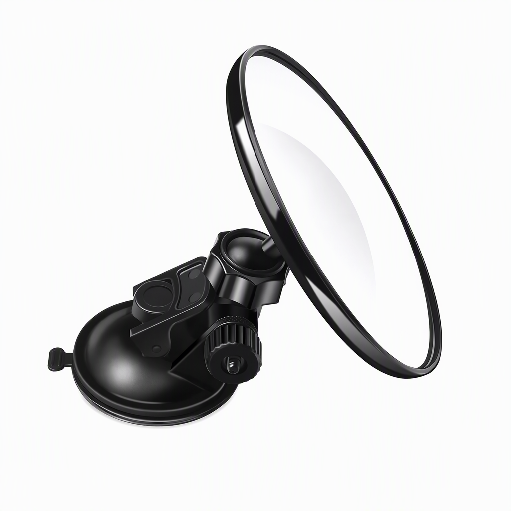 🚗 LIMITED-TIME 50% OFF! 👀 Wide Angle Convex Rearview Mirror – 360° Rotatable, Shatterproof, Dual Mount ✨