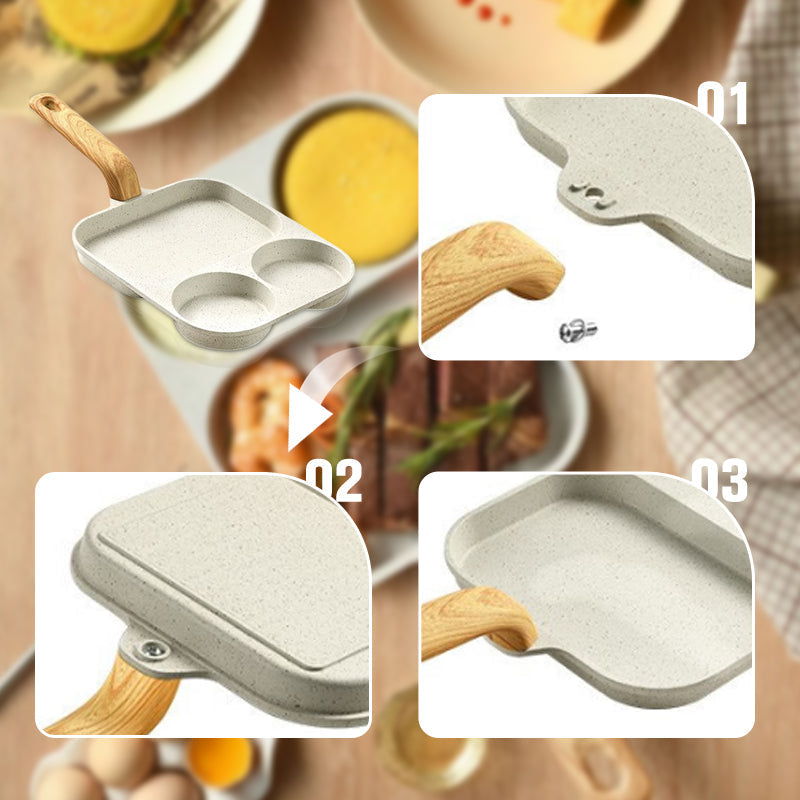 🔥3-In-1 Split Non-Stick Pan