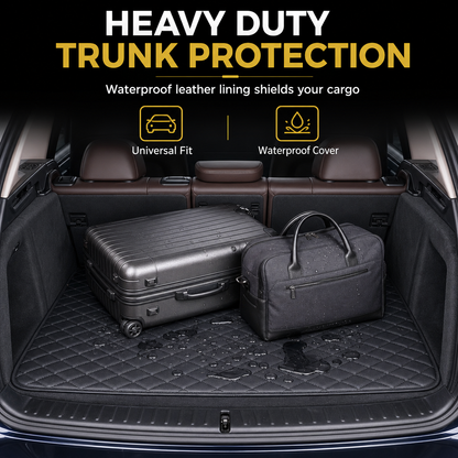 📢📢50% OFF !! ⏰Universal PVC Leather Car Trunk Mat Cargo Liner for Sedans and SUVs Easy to Clean 100x70cm