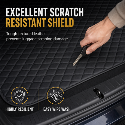 📢📢50% OFF !! ⏰Universal PVC Leather Car Trunk Mat Cargo Liner for Sedans and SUVs Easy to Clean 100x70cm