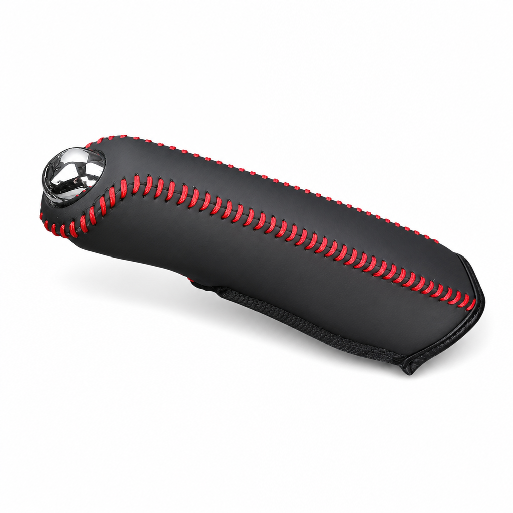 🚗 LIMITED-TIME 49% OFF! ✋ Universal Car Handbrake Protective Cover Sleeve – PU Leather, Anti-Slip, Interior Upgrade ✨