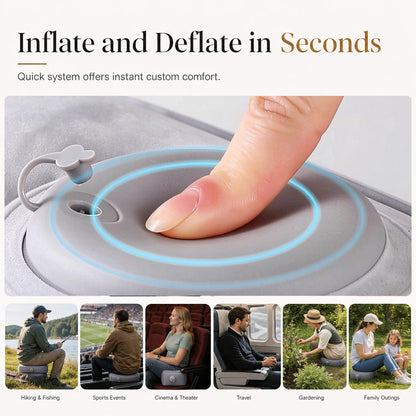 🎪 LIMITED-TIME 50% OFF! 💨 Portable Inflatable Concert Cushion – Lightweight, Waterproof, Compact ✨