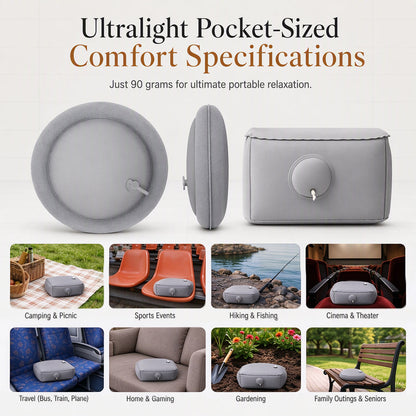 🎪 LIMITED-TIME 50% OFF! 💨 Portable Inflatable Concert Cushion – Lightweight, Waterproof, Compact ✨