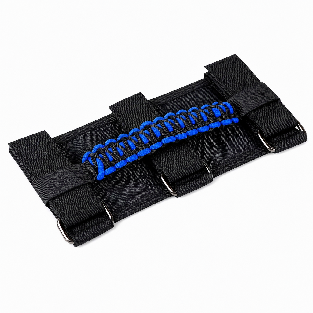 🤝 Non-Slip Paracord Braided Roof Grab Handle – For SUV & Off-Road Vehicles ✨
