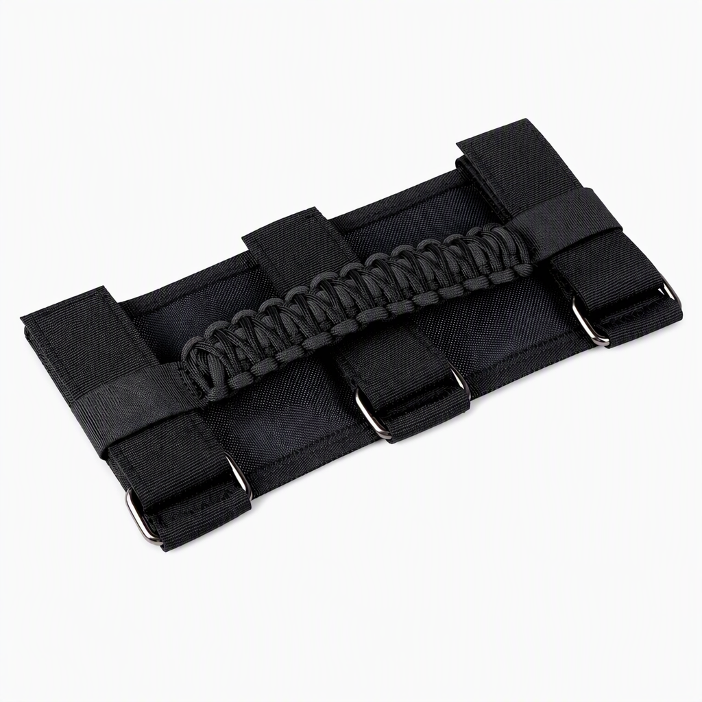 🤝 Non-Slip Paracord Braided Roof Grab Handle – For SUV & Off-Road Vehicles ✨