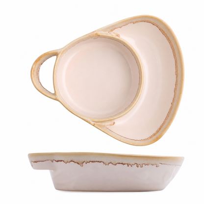 🍲🎨 Retro Ceramic Divided Baking Dish — Separate Compartments for Perfect Results ✨