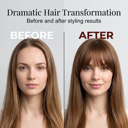 💇‍♀️Synthetic Straight Fringe Bangs Hair Extension – Instant Hairstyle Change✨